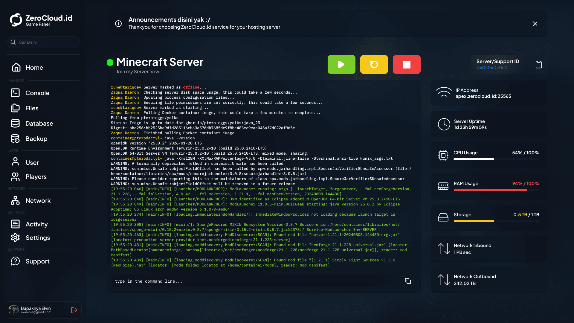 Dashboard Preview